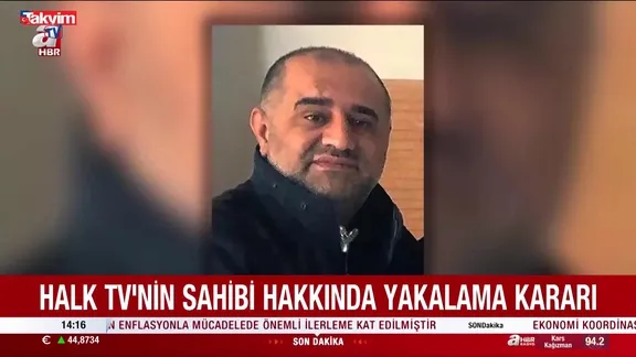 Halk TV'nin patronu için yakalama kararı!