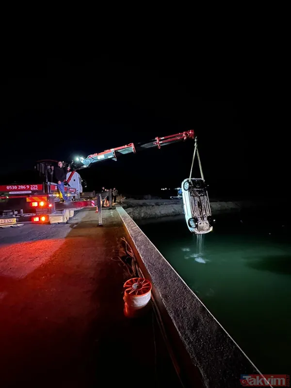 Muğla'da otomobil kanala uçtu! Astsubay Samet Doymuş ile yanındaki Kübra Demirkol kurtarılamadı - 8