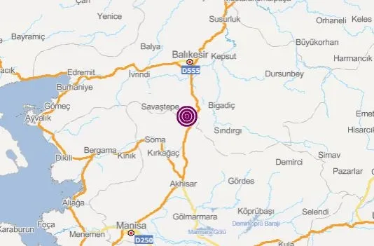 Son dakika: Manisa Kırkağaç'ta deprem! Kandilli Rasathanesi son depremler...-1