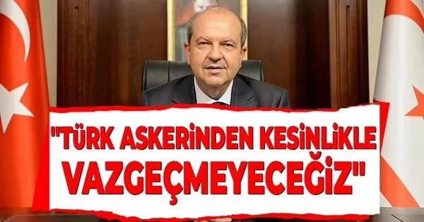Πρόεδρος της ΤΔΒΚ Ersin Tatar: δεν θα παραιτηθούμε από την πατρίδα της Τουρκίας και ο τουρκικός στρατός είναι σίγουρα ο εγγυητής