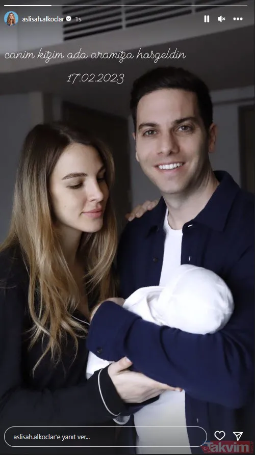 Hülya Koçyiğit'in torunu Aslışah Alkoçlar'dan eşi Kaan Demirağ'a romantik kutlama! İkinci kez anne olmuştu çocukları da paylaştı - 5