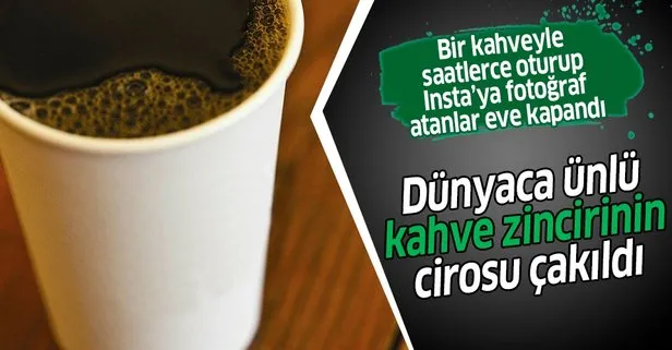 Dünyaca ünlü kahve devi Starbucks'ın net cirosu yüzde 8 azaldı