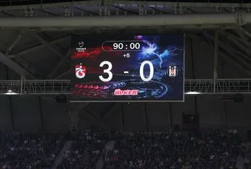 Trabzonspor kötü seriye Beşiktaş karşısında son verdi