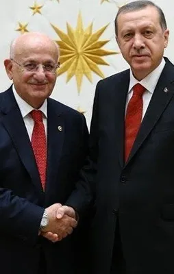 Erdoğan, TBMM Başkanı Kahraman'ı kabul etti