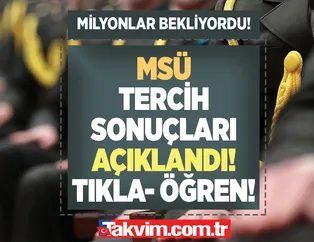 MSÜ TERCİH SONUÇLARI AÇIKLANDI MI? personeltemin.msb.gov.tr MSÜ yerleştirme sonuçları! PERTEM MSÜ tercih sonuçlarına nereden bakılır?