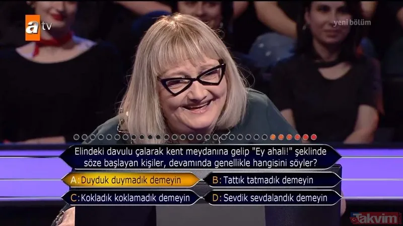 Kim Milyoner Olmak İster´de genç yarıÅmacı 1 milyonluk soruya ulaÅtı! Milyoner 834. bölüm soru ve cevapları...