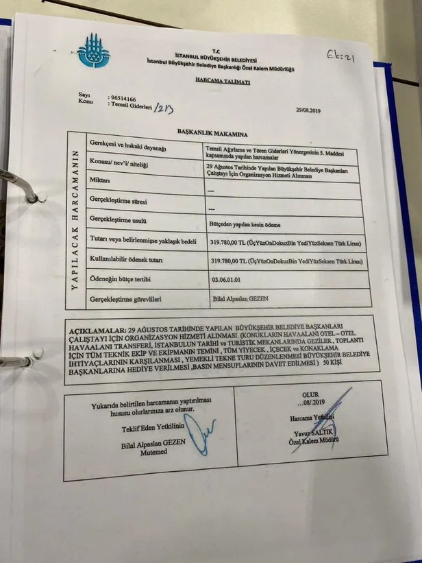 İBB Başkanı Ekrem İmamoğlu'ndan halkın parasıyla CHP’li başkanlara ziyafet-4