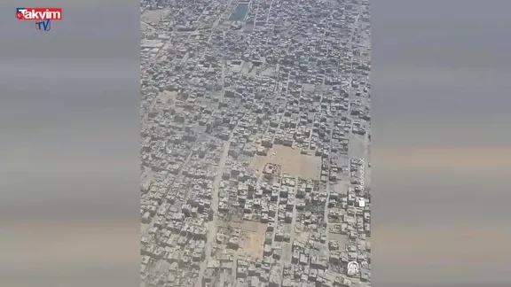 Gazze'deki yıkım kameralara yansıdı!