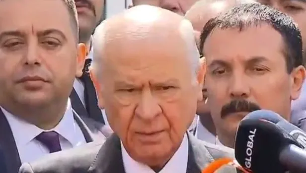 MHP Genel Başkanı Devlet Bahçeli oyunu kullandıktan sonra açıklamalarda bulundu