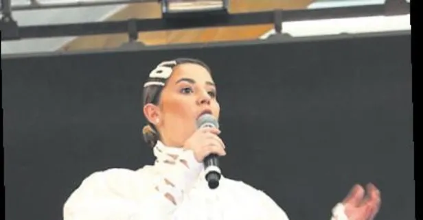 Merve Özbey sakata geldi