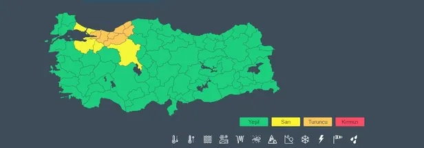 HAVA DURUMU | Meteorolojiden 4 il için sarı 7 il için turuncu kodlu uyarı! Antalya'da yağmur sevinci-4