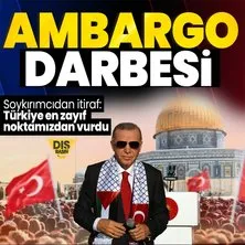 Ambargo kararı soykırımcıyı sarstı! İsrail gazetesinden itiraf: Türkiye en zayıf noktamızdan vurdu
