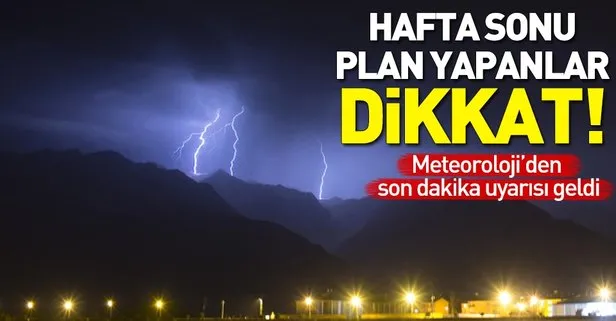 Son dakika: Meteoroloji uyardı: Hafta sonu plan yapacaklar dikkat! İstanbul’da bugün hava nasıl olacak? 13 Ekim hava durumu