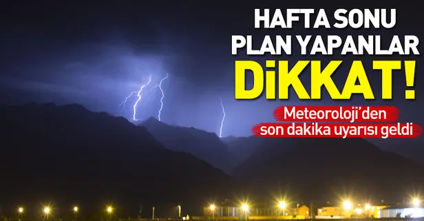 Son dakika: Meteoroloji uyardı: Hafta sonu plan yapacaklar dikkat! İstanbul'da bugün hava nasıl olacak? 13 Ekim hava durumu-1
