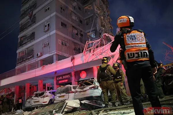 İsrail kentleri alev alev! Balistik ve hipersonikler Demir Kubbe'yi kevgir etti... Füze yağmuru Mersin'den bile görüntülendi - 6