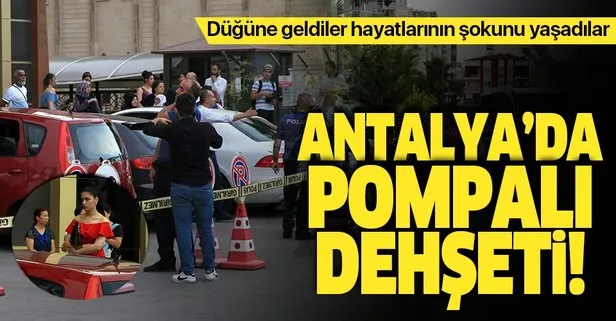 Antalya’da pompalı dehşeti! Saldırgan yakalandı