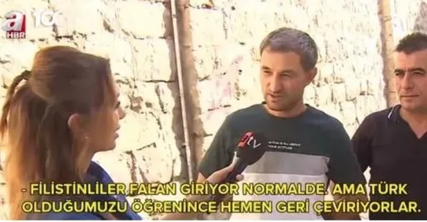 Son dakika: Türklere Mescid-i Aksa ambargosu! İsrailli askerler pasaporta bakıp içeri almıyor!