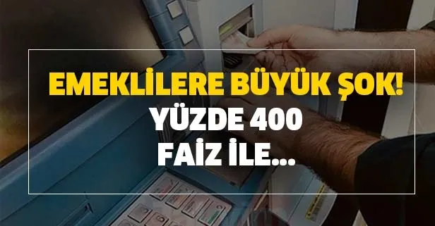 Yüzde 400 faiz ile... Belgeyi gören şaşkına döndü! SGK-SSK ve Bağkur emeklilerine büyük şok!