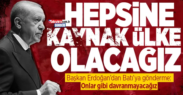 Başkan Erdoğan'dan Hedef 2053 Net Sıfır Emisyon Toplantısı'nda önemli açıklamalar