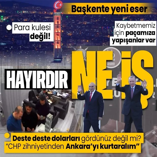 Başkan Erdoğan, Atatürk Cumhuriyet Kulesinin açılışını gerçekleştirdi | CHPnin paradan kulelerine tepki: Hayırdır ya ne iş bu!