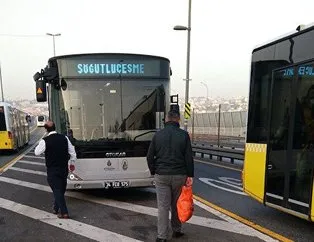 CHP’li İBB’nin aldığı yeni metrobüsler yine arızalandı!