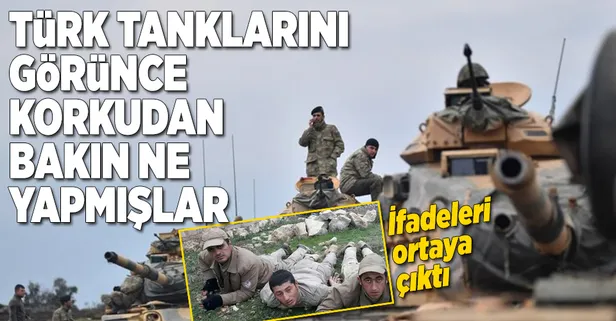 Türk tanklarını görünce teröristler korkudan bakın ne yapmış