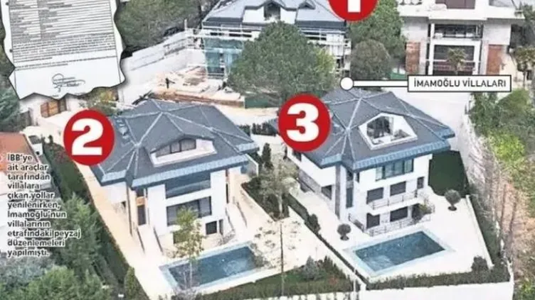 Milyarlık villaya İBB’nin kasasından bahçe