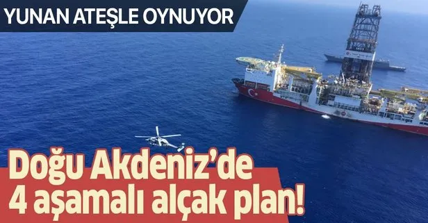 Yunanistan’dan Doğu Akdeniz’de Türkiye’ye karşı 4 aşamalı alçak plan