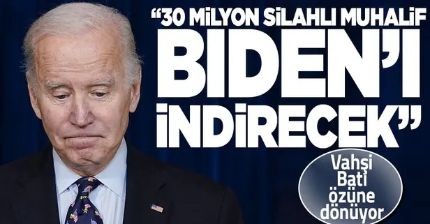 30 milyon insan ABD Başkanı Joe Biden’ı görevden almak için “silahlanmaya” hazır