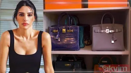 Arda Turan’ın eşi Aslıhan Doğan’ın dolabında servet yatıyor! 10 çantası 1 milyon TL...