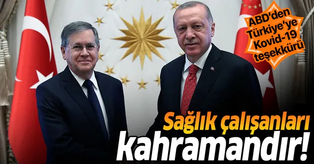 Son dakika: ABD'den Türkiye'ye Kovid-19 teşekkürü: Türkiye'nin sağlık çalışanları kahramandır