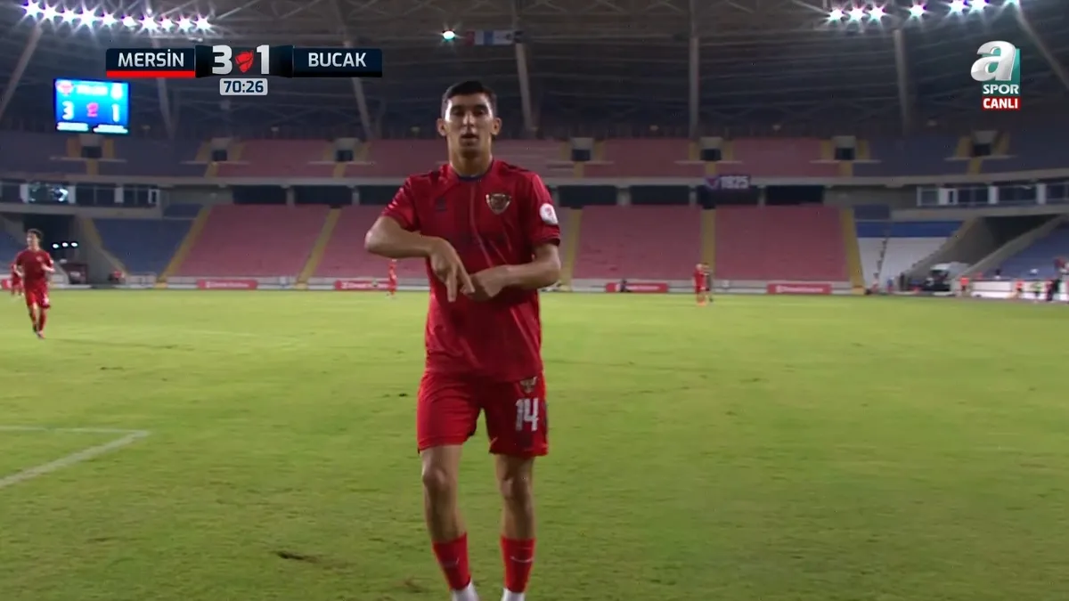 Yeni Mersin İY 3-1 Bucak Bld GOL: Arda Işık