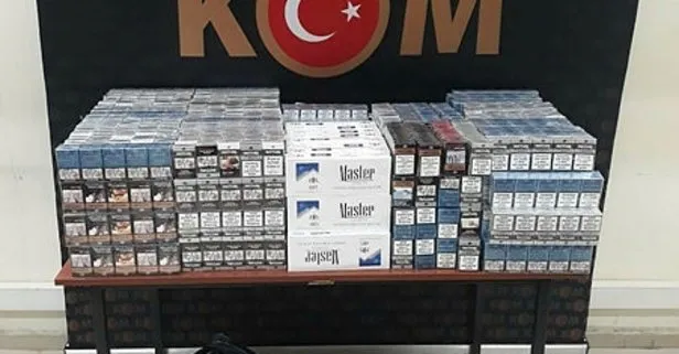 Gaziantep'te 3 bini aşkın kaçak sigara ele geçirildi
