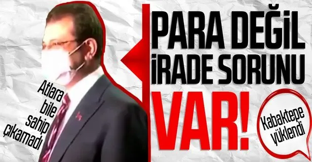 Para değil idare sorunu var!