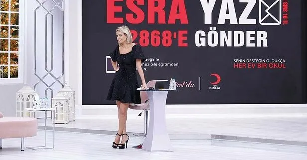 Esra Erol Türk Kızılayı ile birlikte “Uzaktan eğitime yakın destek” projesini başlattı