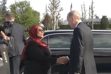Başkan Erdoğan resmi törenle karşıladı!