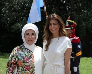 Emine Erdoğan, Arjantin Devlet Başkanının eşi ile bir araya geldi