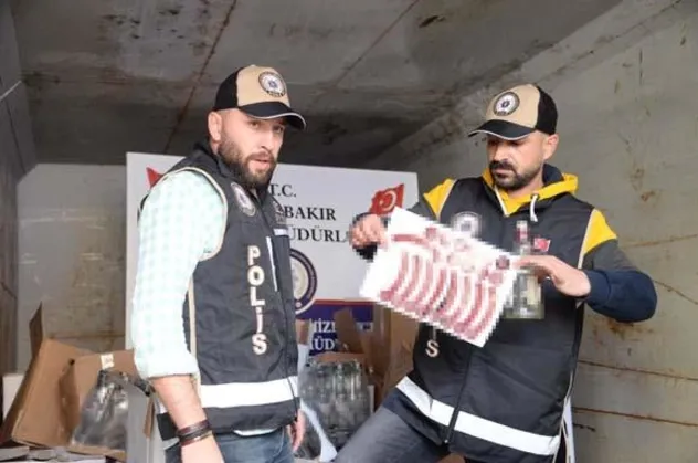 Diyarbakır'da sahte içki operasyonu!
