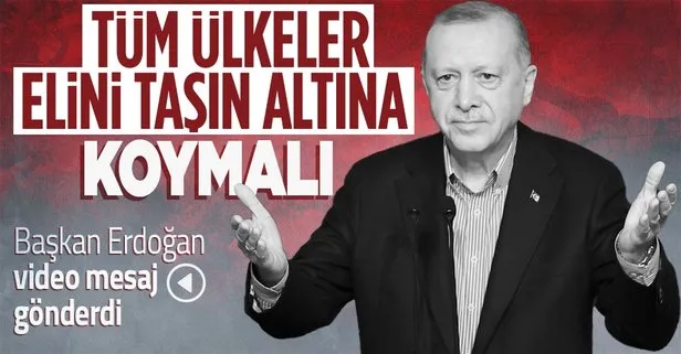 SON DAKİKA: Başkan Recep Tayyip Erdoğan’dan BM Biyolojik Çeşitlilik Sözleşmesi 15. Taraflar Konferansına video mesaj