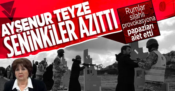 Ayşenur Arslan seninkiler azıttı! Güney Kıbrıs Rum Kesimi'nde papazlara silah eğitimi veriliyor