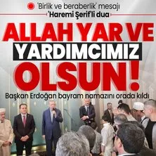 Başkan Erdoğan Kurban Bayramı namazını Marmaris’te kıldı! Vatandaşa nasihat Haremi Şerif’li dua!