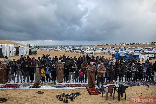 Gazze’de buruk bayram! Refah, Deyr El Balah, Cibaliye… Filistinliler bombardıman altında bayramı kutluyor - 12