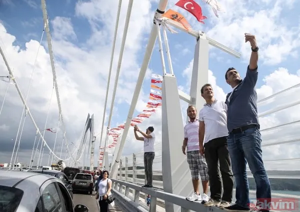 Yavuz Sultan Selim Köprüsü'nde ilk gün trafiği - 4