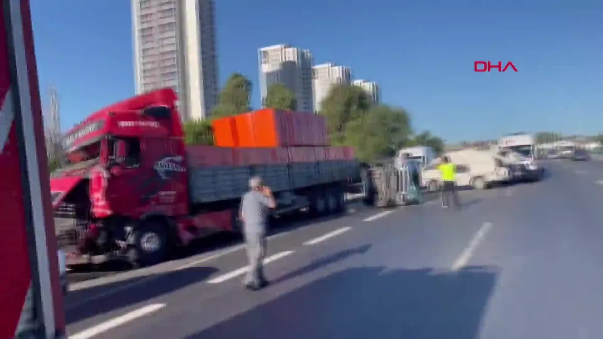 TEM Otoyolu'nda zincirleme kaza