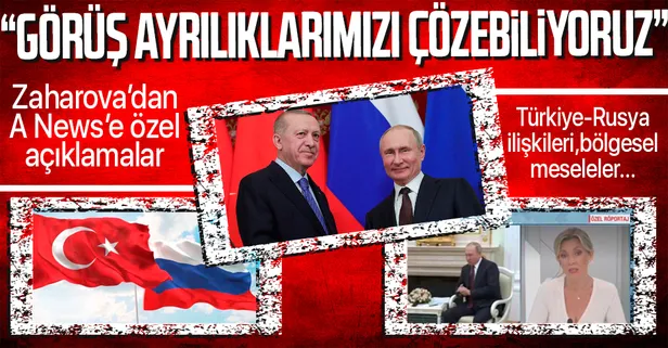 Rusya Dışişleri Bakanı Sözcüsü Zaharova'dan A News'e özel açıklamalar: Seyahat kısıtlaması, ikili ilişkililer, bölgesel meseleler...