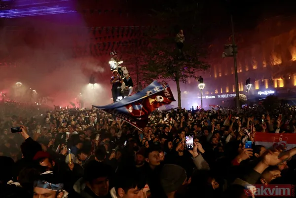 Trabzonspor taraftarı şampiyonluğu kutluyor! Renkli görüntüler... - 13