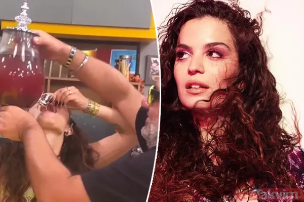 Aslı Bekiroğlu'nun suratında cam sebil patladı - 1