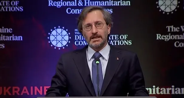 Cumhurbaşkanlığı İletişim Başkanı Fahrettin Altun'dan Ukrayna'da Savaş Konferansı'nda flaş açıklamalar-4