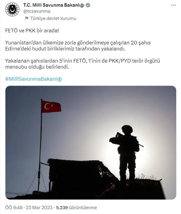 MSB açıkladı: FETÖ ve PKK bir arada-2