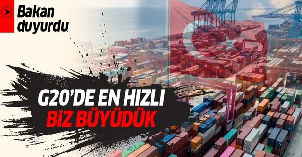 Ticaret Bakanı Ruhsar Pekcan açıkladı: Türkiye, OECD ve G20 ülkeleri arasında en hızlı büyüyen ülke konumundadır